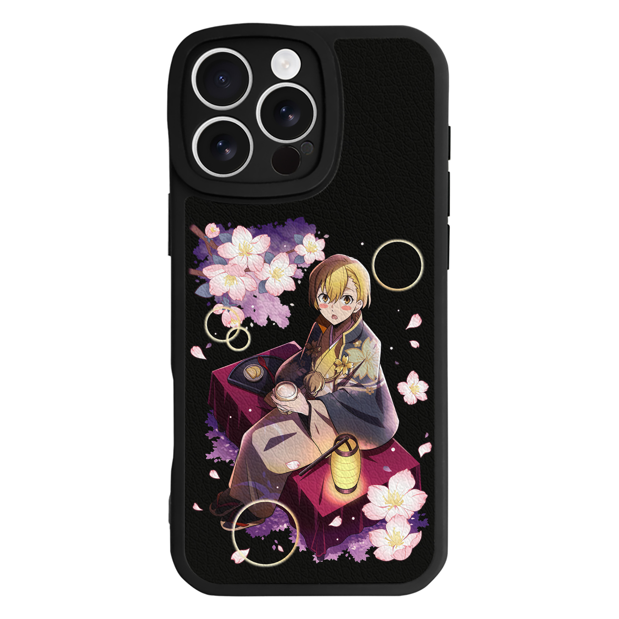 （画像用） 文豪ストレイドッグス Bungo Stray Dogs 【iPhone 16シリーズ対応】シリコンスマホケース（レザー調） 材質：シリコン